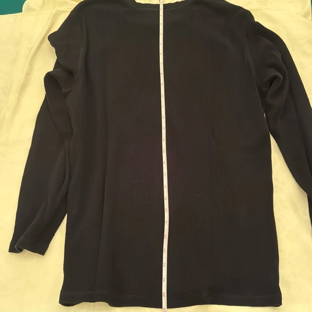 Black A/X Armani Exchange long sleeve shirt with wings decor on front (mlb)